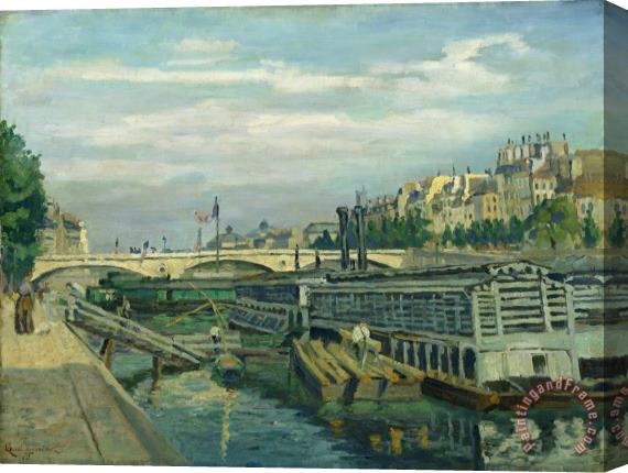 Armand Guillaumin The Bridge of Louis Philippe Stretched Canvas Painting / Canvas Art
