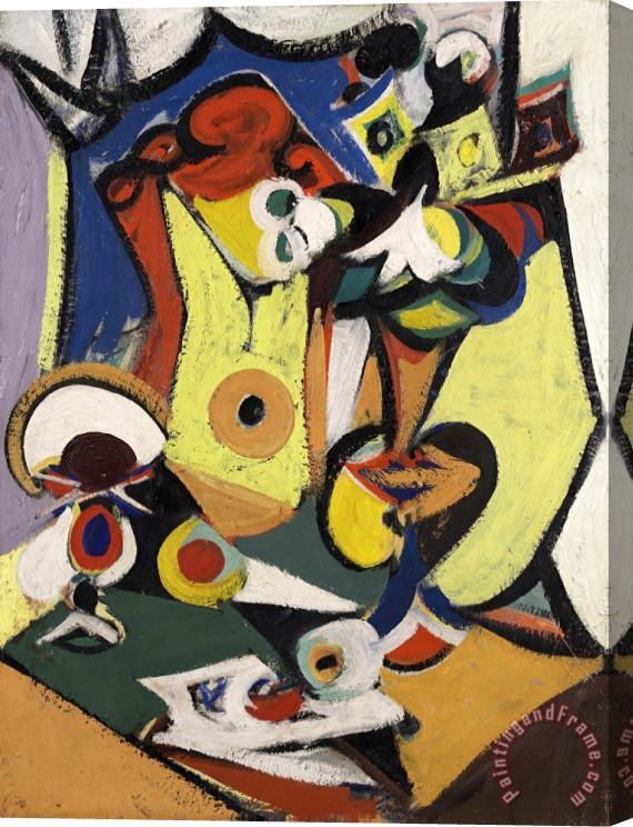 Arshile Gorky Composition (still Life) Stretched Canvas Print / Canvas Art