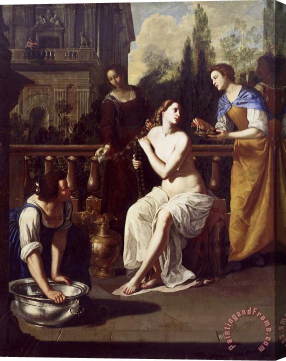 Artemisia Gentileschi Bathsheba Stretched Canvas Painting / Canvas Art