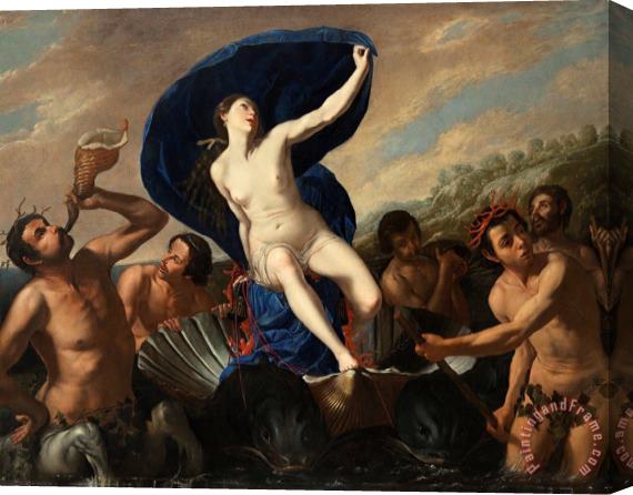 Artemisia Gentileschi The Triumph of Galatea Stretched Canvas Painting / Canvas Art
