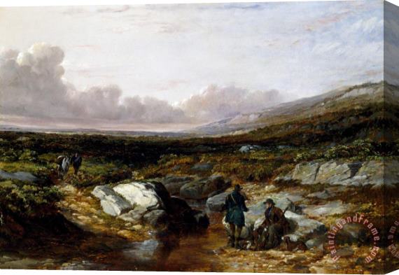Arthur Fitzwilliam Tait Deer Stalking in Scotland Getting Ready Stretched Canvas Painting / Canvas Art