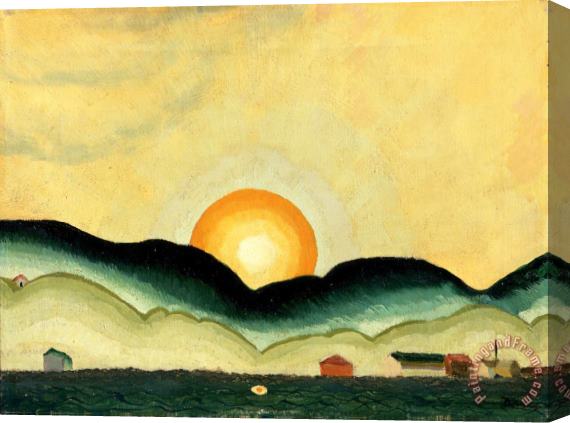 Arthur Garfield Dove Sunrise, Northport Harbor Stretched Canvas Print / Canvas Art