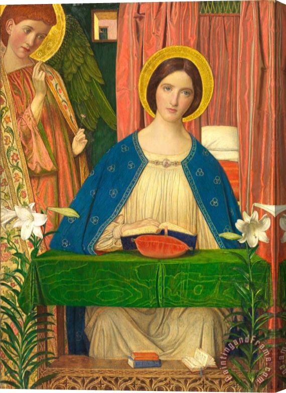 Arthur Joseph Gaskin The Annunciation Stretched Canvas Painting / Canvas Art