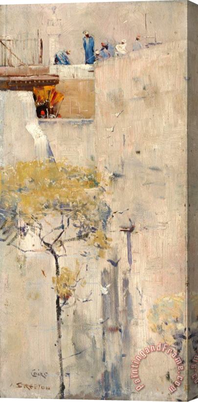 Arthur Streeton House Builders, Cairo Stretched Canvas Painting / Canvas Art