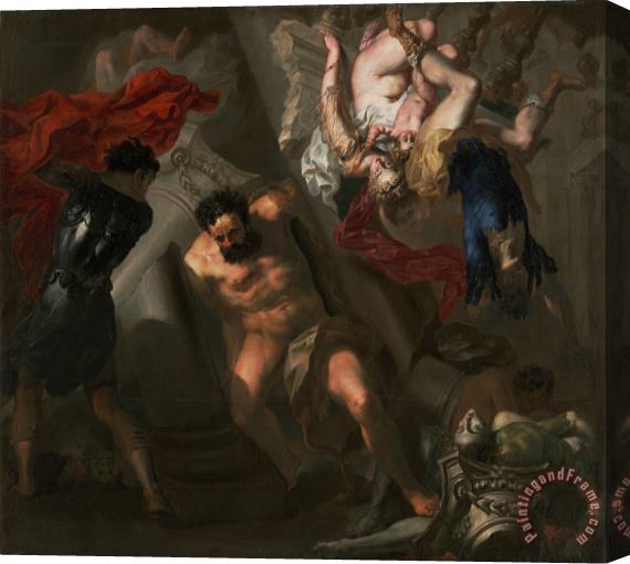 Artist, maker unknown, Italian? The Death of Samson Stretched Canvas Painting / Canvas Art
