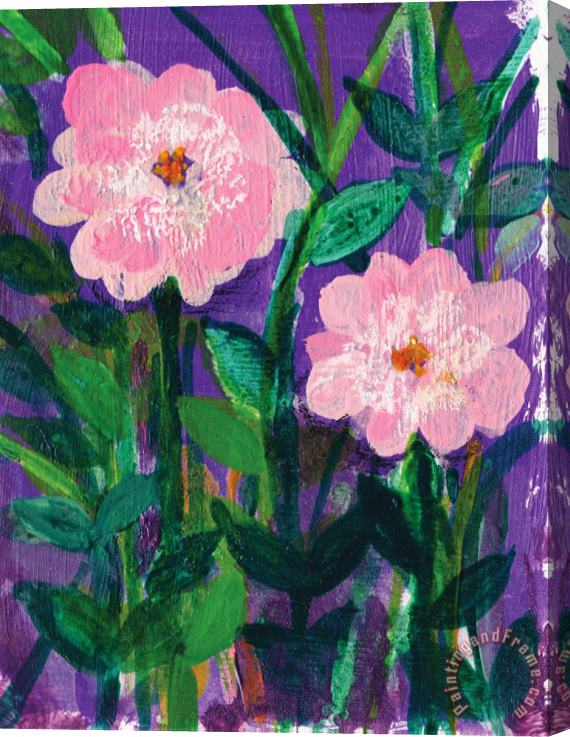 Ashleigh Dyan Moore Friendship in Flowers Stretched Canvas Painting / Canvas Art