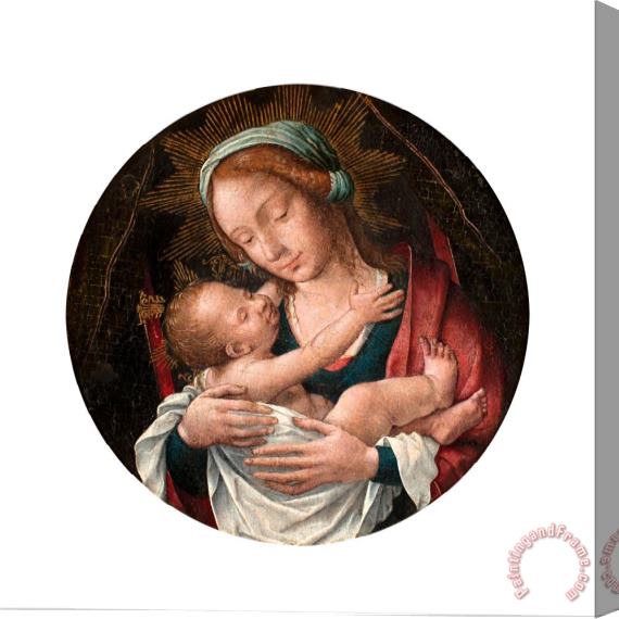 Attributed to Frei Carlos Madonna And Child Stretched Canvas Print / Canvas Art