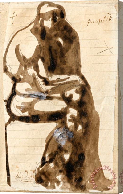 Auguste Rodin Prophete, Etude Pour Le Penseur Stretched Canvas Painting / Canvas Art