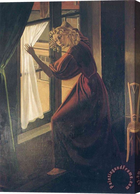 Balthasar Klossowski De Rola Balthus Lady Abdy 1935 Stretched Canvas Painting / Canvas Art
