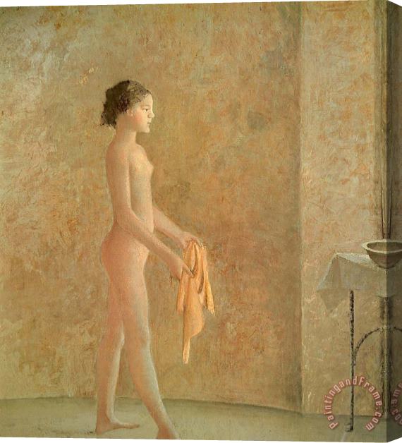 Balthasar Klossowski De Rola Balthus Nude in Profile Stretched Canvas Print / Canvas Art