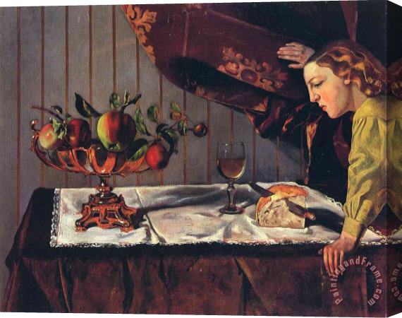 Balthasar Klossowski De Rola Balthus Still Life with a Figure 1942 Stretched Canvas Painting / Canvas Art