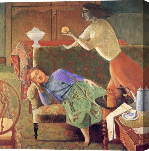 Balthasar Klossowski De Rola Balthus The Golden Fruit 1956 Stretched Canvas Painting / Canvas Art