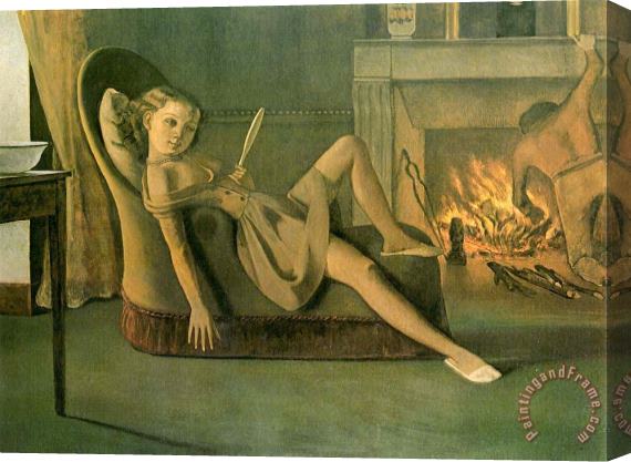 Balthasar Klossowski De Rola Balthus The Golden Years Stretched Canvas Painting / Canvas Art