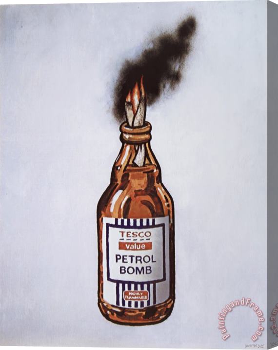 Banksy Tesco Value Petrol Bomb, 2011 Stretched Canvas Painting / Canvas Art