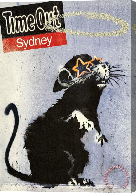 Banksy Time Out Sydney, 2010 Stretched Canvas Painting / Canvas Art