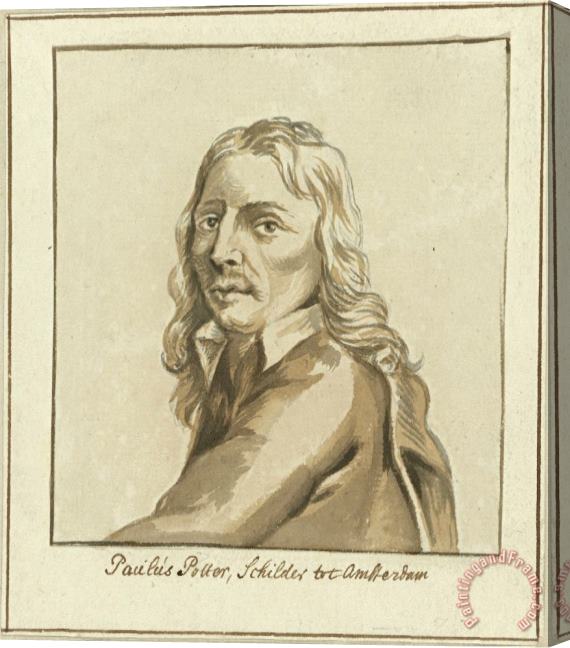 Bartholomeus Van Der Helst Portret Van Paulus Potter Stretched Canvas Print / Canvas Art