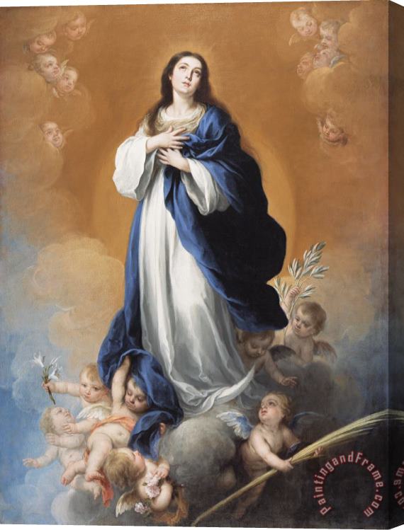 Bartolome Esteban Murillo The Immaculate Conception Stretched Canvas Print / Canvas Art