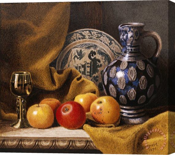 Benjamin Walter Spiers Still Life with a Jug Stretched Canvas Print / Canvas Art