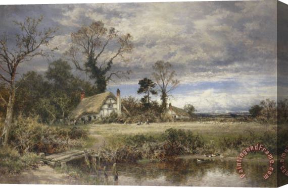 Benjamin Williams Leader A Gleam Before The Storm Stretched Canvas Painting / Canvas Art