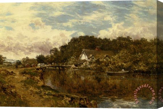 Benjamin Williams Leader On The Stone Suffolk Stretched Canvas Painting / Canvas Art