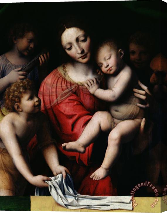 Bernardino Luini The Sleeping Christ Stretched Canvas Painting / Canvas Art