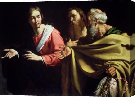 Bernardo Strozzi The Calling Of St. Peter And St. Andrew Stretched Canvas Print / Canvas Art