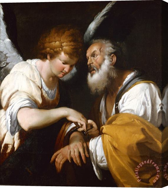 Bernardo Strozzi The Release of St Peter Stretched Canvas Print / Canvas Art