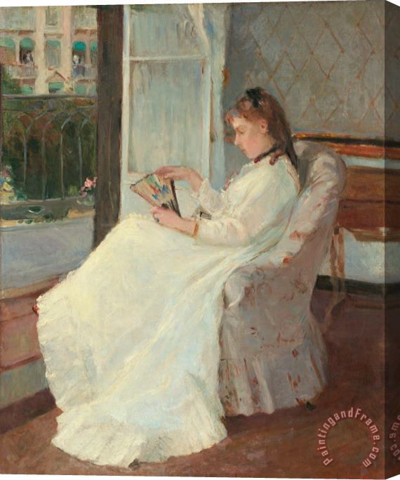 Berthe Morisot The Artist's Sister At A Window Stretched Canvas Painting / Canvas Art