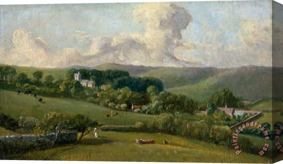 Bishop of Salisbury John Fisher Osmington a View to The Village Stretched Canvas Painting / Canvas Art