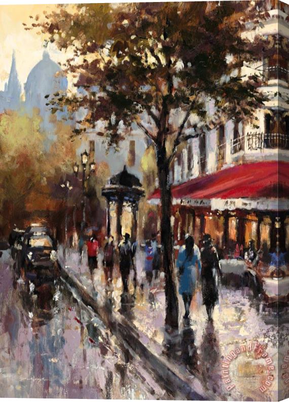 brent heighton Avenue Des Champs Elysees 1 Stretched Canvas Painting / Canvas Art