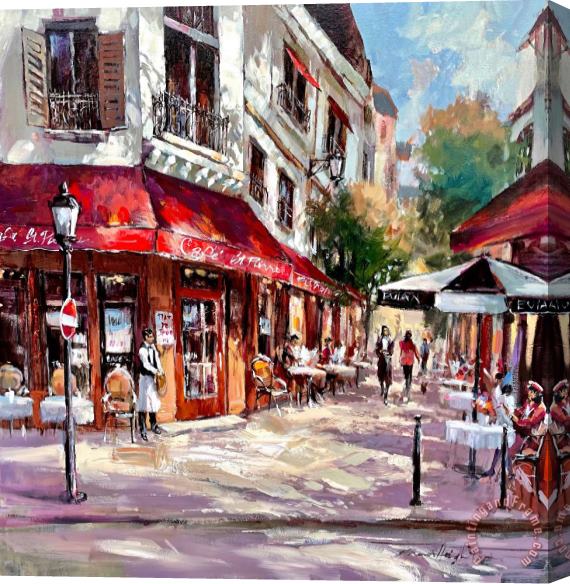 Brent Heighton Cafe Au Lait Stretched Canvas Painting / Canvas Art