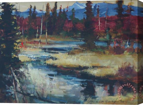 brent heighton Clear Water Camp Stretched Canvas Painting / Canvas Art