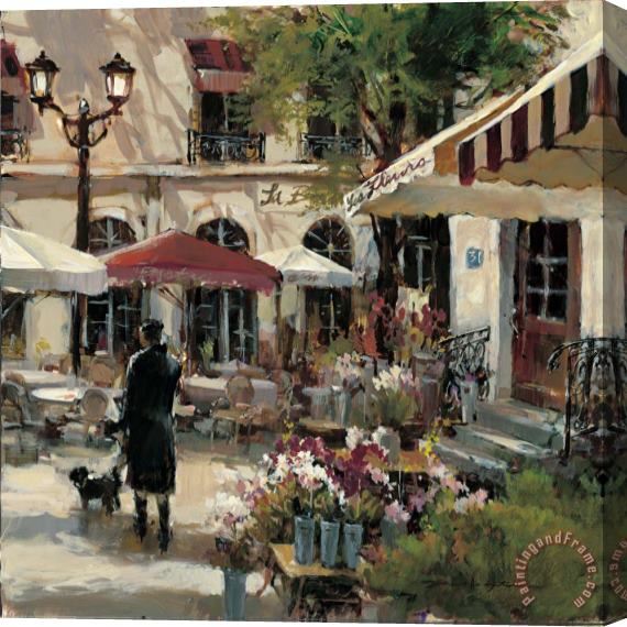 brent heighton Floral Promenade Stretched Canvas Painting / Canvas Art
