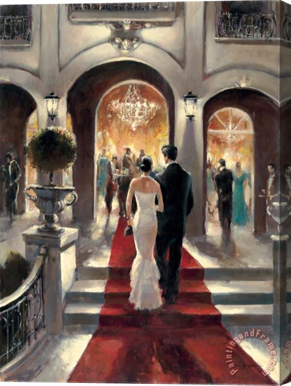 brent heighton Gala Opening Stretched Canvas Painting / Canvas Art