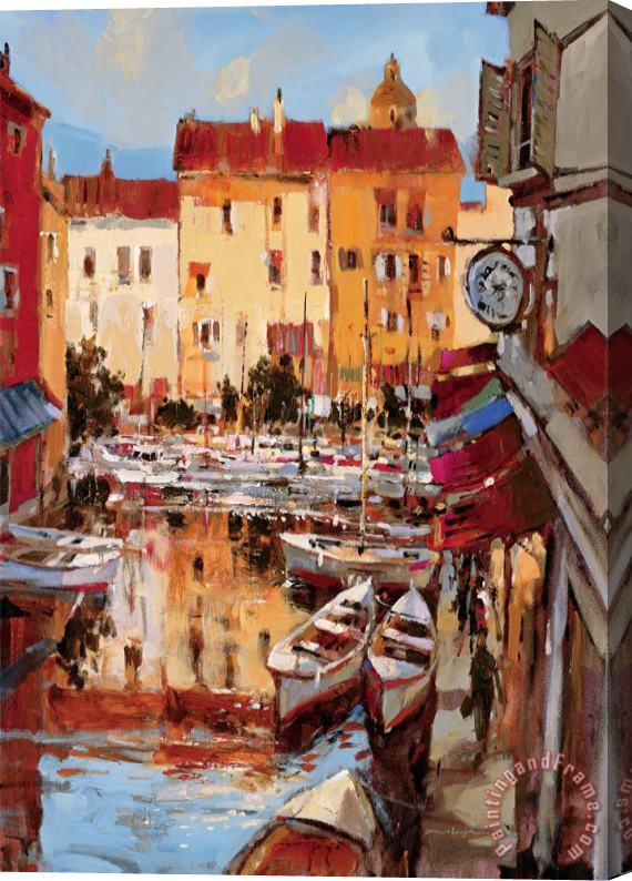Brent Heighton Mediterranean Seaside Holiday 2 Stretched Canvas Print / Canvas Art