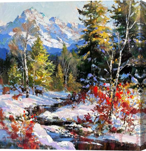 Brent Heighton Tamarack Creek Stretched Canvas Painting / Canvas Art