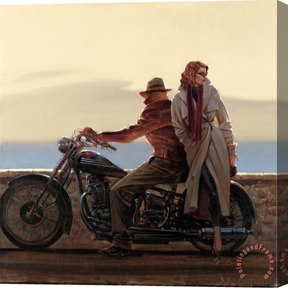 brent lynch Coastal Ride Stretched Canvas Painting / Canvas Art