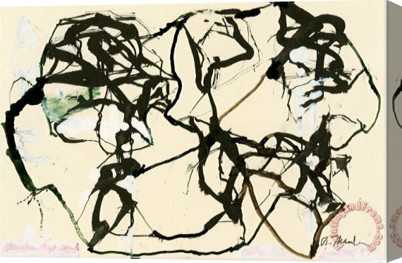 Brice Marden Invitation Card 3 Stretched Canvas Painting / Canvas Art