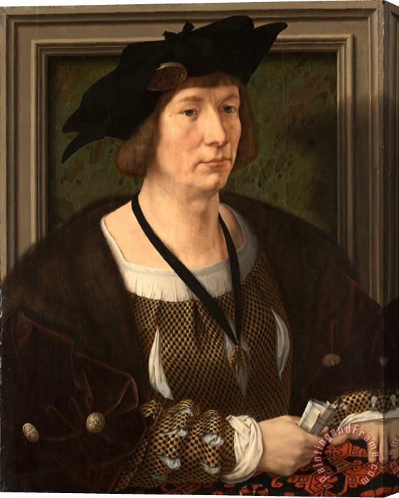 called Mabuse Jan Gossart Portrait of Hendrik Iii, Count of Nassau Breda Stretched Canvas Print / Canvas Art