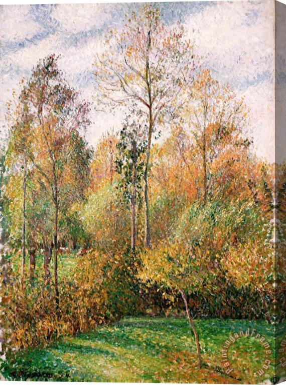 Camille Pissarro Automne, Peupliers, Eragny (autumn, Poplars, Eragny) Stretched Canvas Print / Canvas Art