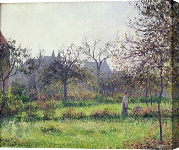 Camille Pissarro Morning Sun Stretched Canvas Painting / Canvas Art
