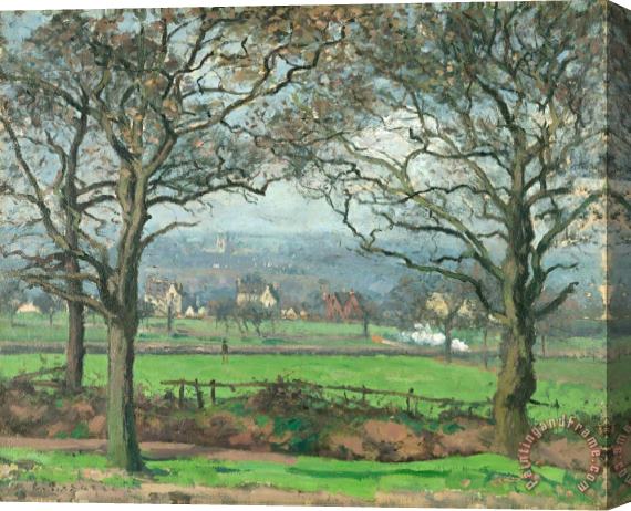 Camille Pissarro Near Sydenham Hill Stretched Canvas Painting / Canvas Art