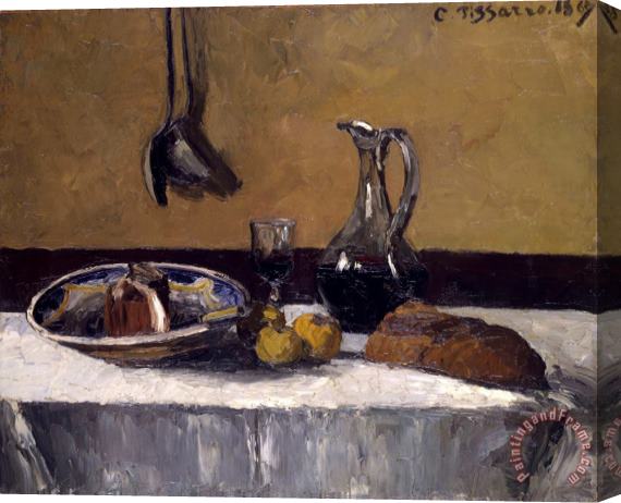 Camille Pissarro Still Life Stretched Canvas Print / Canvas Art