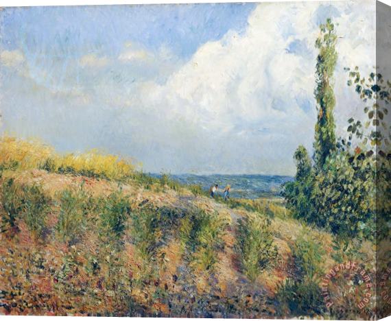 Camille Pissarro The Approaching Storm Stretched Canvas Print / Canvas Art