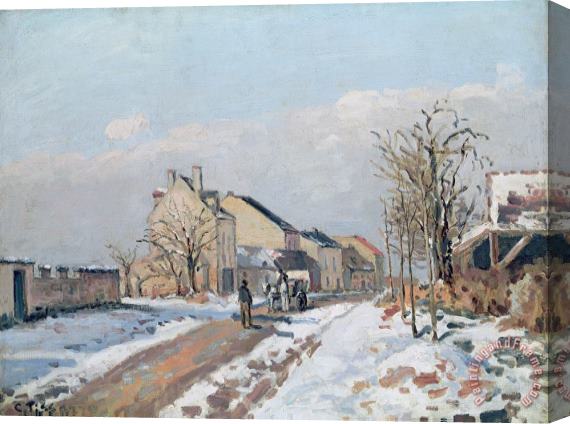 Camille Pissarro The Road from Gisors to Pontoise Stretched Canvas Painting / Canvas Art