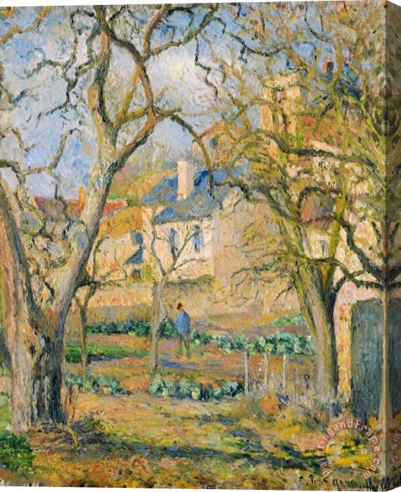Camille Pissarro Vegetable Garden Stretched Canvas Painting / Canvas Art