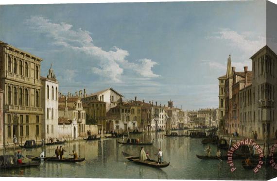 Canaletto Grand Canal From Palazzo Flangini To Palazzo Bembo Stretched Canvas Print / Canvas Art