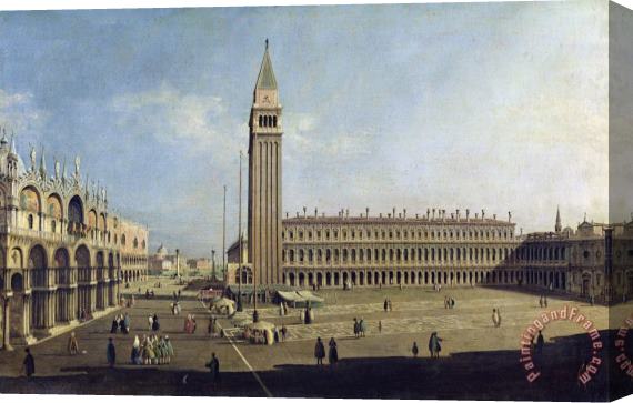 Canaletto Piazza San Marco Venice Stretched Canvas Print / Canvas Art