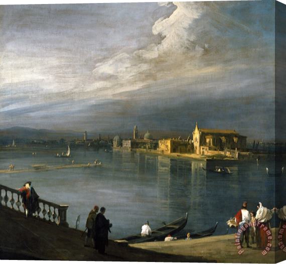 Canaletto San Cristoforo, San Michele, And Murano From The Fondamenta Nuove, Venice Stretched Canvas Painting / Canvas Art
