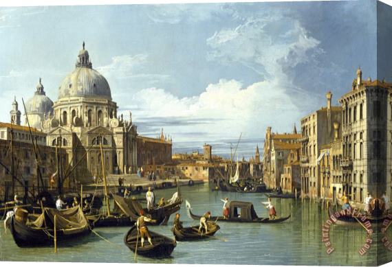 Canaletto The Entrance to The Grand Canal, Venice Stretched Canvas Painting / Canvas Art